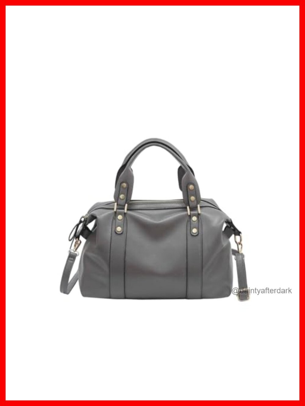 Vegan Leather Tote Bag Satchel Shoulder Crossbody Purse with Compartments